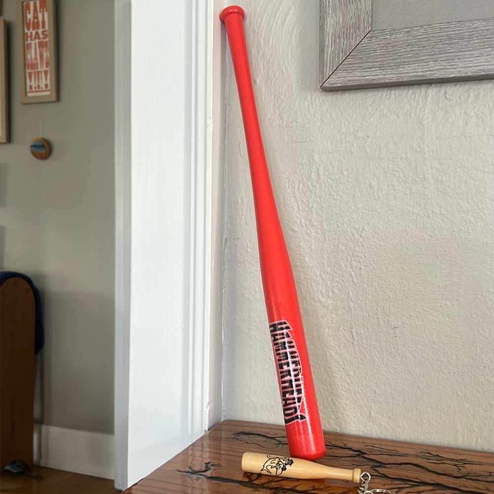 Jupiter Hammerheads mini bat and keychain - NWOT